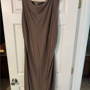 Brown Midi Dress